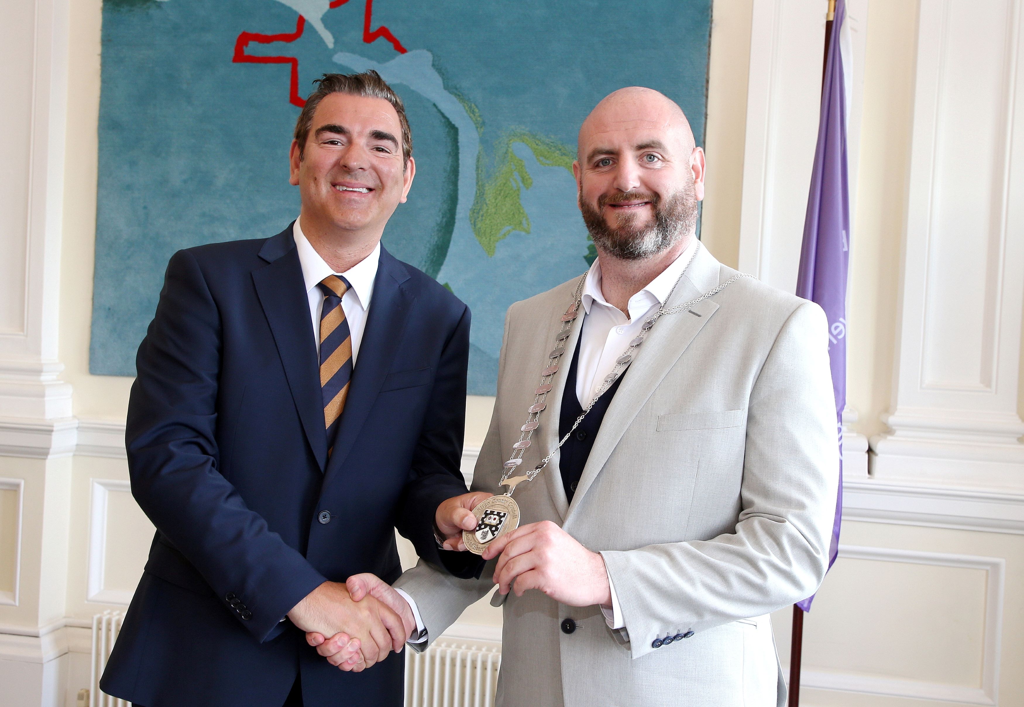 Councillor Gino O'Boyle Elected Mayor of Borough District of Sligo Municipal District
